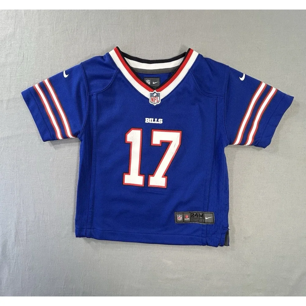 Nike NFL Buffalo Bills #17 Allen Jersey Baby Toddler 24 Month Has Wear Football
